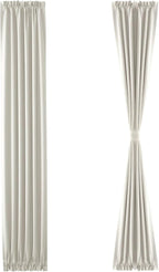 DWCN French Door Curtains – Rod Pocket Thermal Blackout Curtain - Image 7