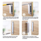 Mousike Cabinet Magnets Magnetic Door Catch Stainless Steel Door Magnet - Image 6