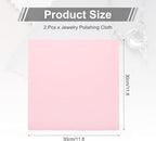 MECCANIXITY Jewelry Polishing Cloth 11.8x11.8 Inch Silver Polish Cleaning - Image 2