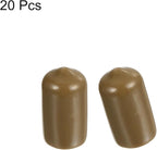 uxcell 20pcs Rubber End Caps 11mm ID Vinyl PVC Round Tube Bolt Cap Cover Screw - Image 2