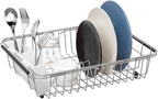 SANNO Dish Drying Rack, Expandable Dish Drainer Over Sink in Sink On Counter - Image 4