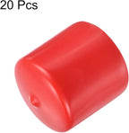 uxcell 20pcs Rubber End Caps 42mm ID Vinyl Round Tube Bolt Cap Cover Thread - Image 2