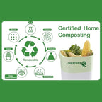 OrangeBio 33 Gallon Home Compostable Yard Waste Bags, 1.1 Mil, Lawn & Leaf Bags - Image 4
