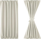 DWCN French Door Curtains – Rod Pocket Thermal Blackout Curtain - Image 7