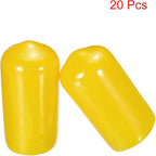 uxcell 20pcs Rubber End Caps 10mm ID Vinyl PVC Round Tube Bolt Cap Cover Screw - Image 2