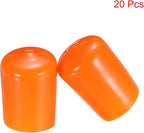 uxcell 20pcs Rubber End Caps 19mm ID Vinyl PVC Round Tube Bolt Cap Cover Screw - Image 2