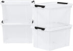 23 L Clear Plastic Storage Box - Image 7