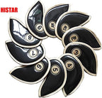 HISTAR 10pcs Crystal Pu Leather Golf Iron Head Covers Set Iron Club Headcover - Image 8