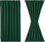 DWCN French Door Curtains – Rod Pocket Thermal Blackout Curtain - Image 7
