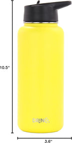 DRINCO Stainless Steel Water Bottle Spout Lid Vacuum Insulated Double Wall - Image 6