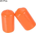 uxcell 20pcs Rubber End Caps 12mm ID Vinyl Round Tube Bolt Cap Cover Screw - Image 2