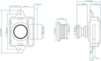 Encell Set of 5 Push Button Latch Cupboard - Image 5