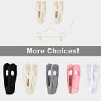 Beige Velvet Hanger Clips, Non-Slip Velvet Clip Work Perfectly - Image 8