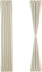 DWCN French Door Curtains – Rod Pocket Thermal Blackout Curtain - Image 7