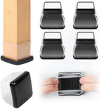 Ezprotekt 8 Pcs Large Clear Chair Leg Sliders - Image 2