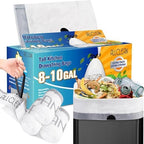 Trash Bags 10 Gallon Medium Kitchen Drawstring Bathroom Garbage Bags, Fit 8-10 by ALLCLEANbags