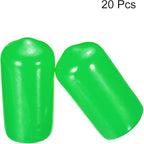 uxcell 20pcs Rubber End Caps 10mm ID Vinyl PVC Round Tube Bolt Cap Cover Screw - Image 2