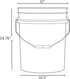 House Naturals 5 Gallon Pink Food Grade Bucket Pail - Image 5