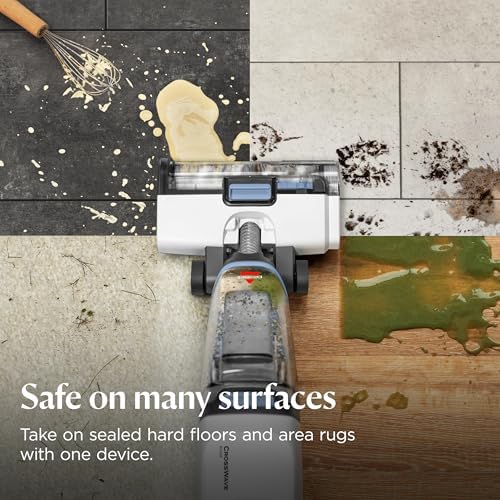 Bissell CrossWave Edge Zero-Gap Wet Dry Vacuum Mop, 4111A