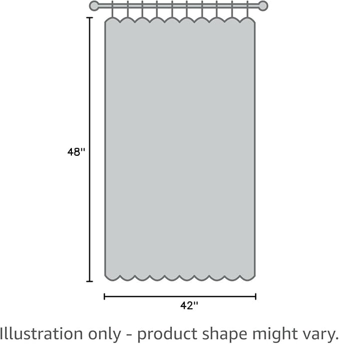 BGment Rod Pocket Blackout Curtains 48 Inches Length - Image 8