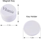 2 Pack Vkania Magnetic Cabinet Locks Keys - Image 2