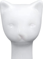 Allure Home Creation White Cat 2-Piece Toilet Brush Holder and Brush Set - Image 9