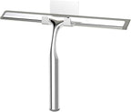 Shower Squeegee for Glass Doors, Stainless Steel Shower Squeegee for Bathroom by APLOP