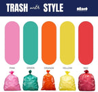 Plasticplace 55-60 gallon Trash Bags │ 1.2 Mil │ Orange Heavy Duty Garbage Can - Image 9