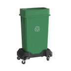 23 Gallon Green Recycle Slim Jim Trash Can by Krollen+Industrial