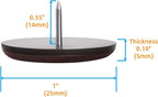 1" Nail on Furniture Sliders - Image 2