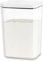Airtight Flour Rice Storage Container - 6 Qt | 11 Lbs Crystal-Clear Plastic by TBMAXS