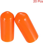 uxcell 20pcs Rubber End Caps 6mm ID Vinyl PVC Round Tube Bolt Cap Cover Screw - Image 2