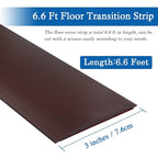Floor Transition Strip Self Adhesive Floor Cover Strips Laminate 3" Wide Vinyl - Image 6