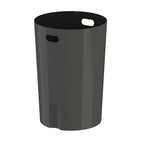 42 Gallon Circle 100% Recycled Plastic Heavy Duty Outdoor Commercial Trash Can - Image 8