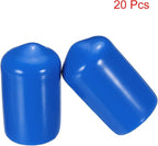 uxcell 20pcs Rubber End Caps 13mm ID Vinyl PVC Round Tube Bolt Cap Cover Screw - Image 2
