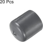 uxcell 20pcs Rubber End Caps 27mm ID Vinyl Round Tube Bolt Cap Cover Thread - Image 2