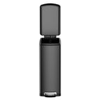 30 L Kitchen Step Trash Can, 8 Gallon Narrow Stainless Steel Waste Bin - Image 3