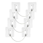Furniture Anchors 4 Pairs No Drill Heavy Duty Anchors Fridge Lock Adjustable by Unknown