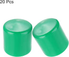 uxcell 20pcs Rubber End Caps 42mm ID Vinyl PVC Round Tube Bolt Cap Cover Screw - Image 2