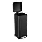 8 Gal/30L Slim Trash Can, Rectangular Step-On Stainless Steel Garbage Can by Unknown