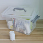 6-Pack Plastic Storage Box, 6 L Clear Storage Bins - Image 6