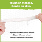 Crocodile Cloth Auto Cleaning Wipes – 100 XL Disposable Wipes - Image 3