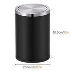 Mbillion Small Trash Can with Swing Lid 2.4 Gallons/9 Liter, Mini Trash Can - Image 6