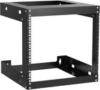 9U Wall Mount Rack Open Frame 19 Inch Server Equipment 2 Post Network Cabinet by Tedgetal