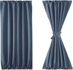 DWCN French Door Curtains – Rod Pocket Thermal Blackout Curtain - Image 7