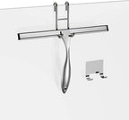 Shower Squeegee for Glass Door 12-Inch Stainless Steel Bathroom Squeegee Window by SSTOOHL