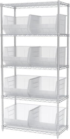 Akro-Mils 30270 AkroBins Plastic Storage Bins, Space-Saving Stackable Bins - Image 9