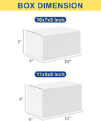 Assorted-Sizes-Shipping-Boxes-40-Pack: 10x7x5 & 11x6x6 - Image 3