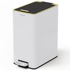 Stainless Steel 4 Gallon Slim Trash Can by SolaceCove