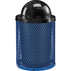 Global Industrial 36 Gallon Outdoor Steel Trash Can - Image 9